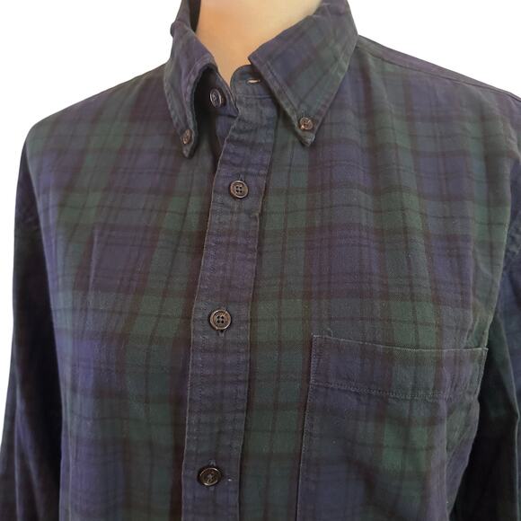 Brooks Brothers Red Fleece Black Watch Tartan Plaid Button Down Shirt, Sz Large - Picture 2 of 6
